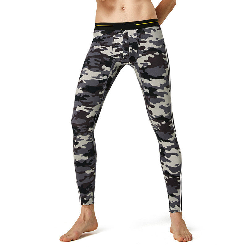 Men's Thin Leggings Warm Pants
