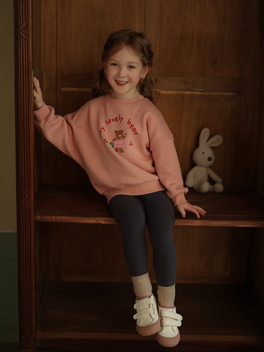 Girls' Autumn New Leggings Outer Wear Western Style Kindergarten Baby Spring And Autumn Base Pants Trousers