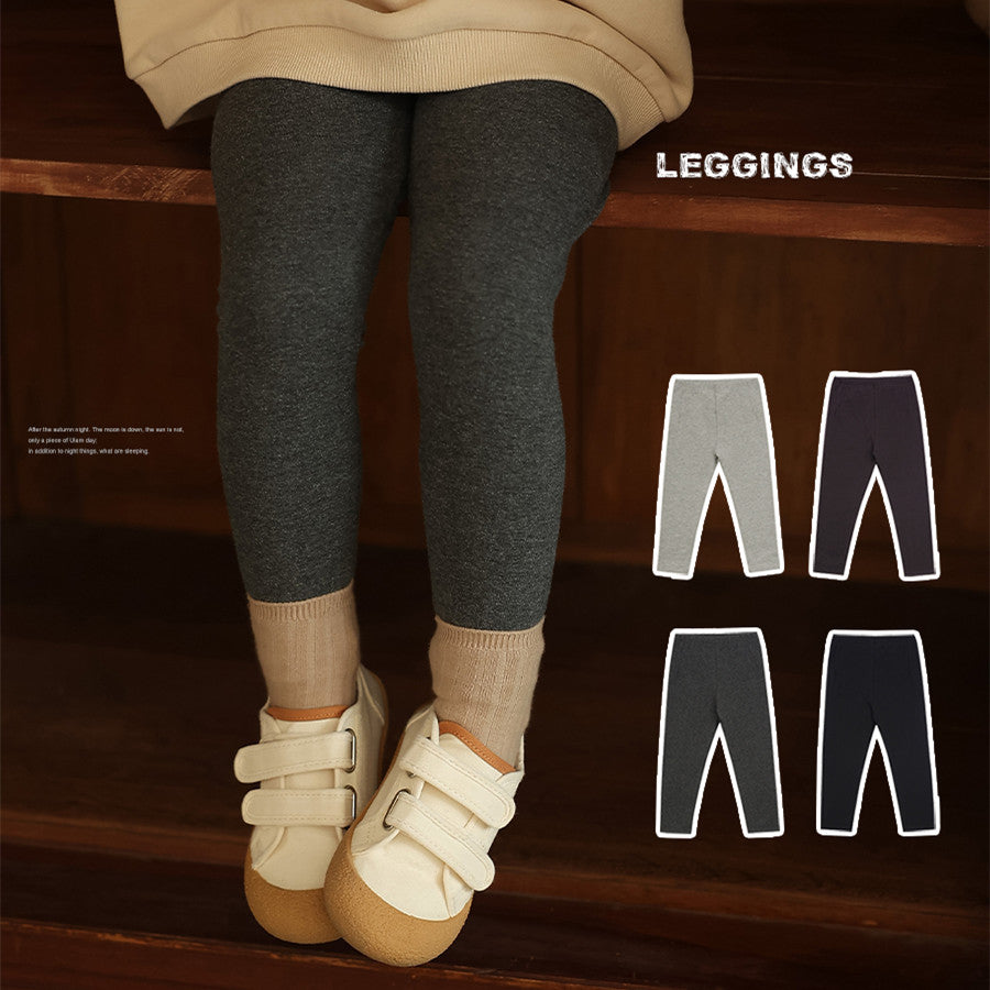 Girls' Autumn New Leggings Outer Wear Western Style Kindergarten Baby Spring And Autumn Base Pants Trousers