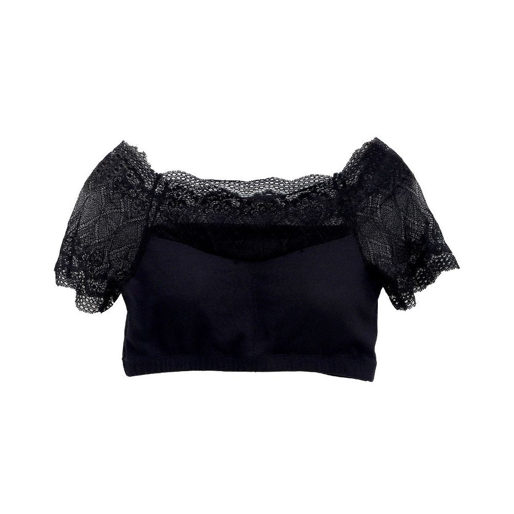 2023 New Lace One Neck Short Tank Top with Strap Female Open Umbilical Versatile Chest Cushion BRA Modal Thin Slim Fit image 4
