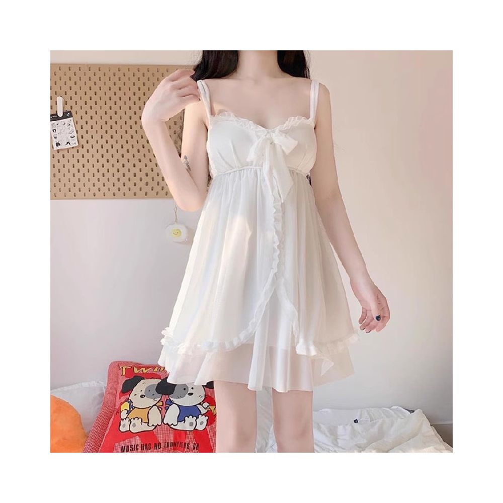 Women s Summer Camisole Nightgown 2025 New Style Spring and Autumn Pajamas Lace Sexy Winter Pure and Delicate Set Home Wear