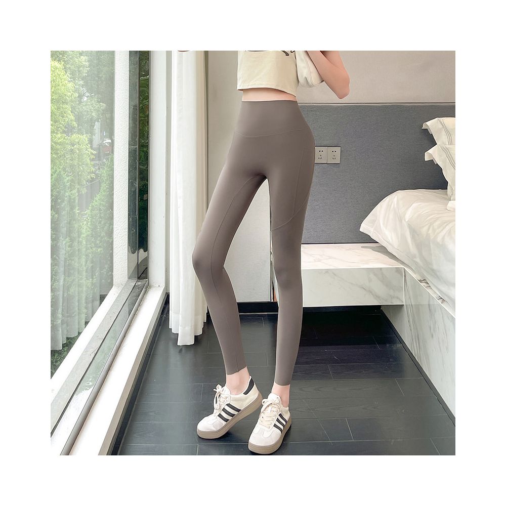 Shark pants  summer thin women s outerwear pocket mesh abdominal tightening and hip lifting yoga new comparison cycling inner pants