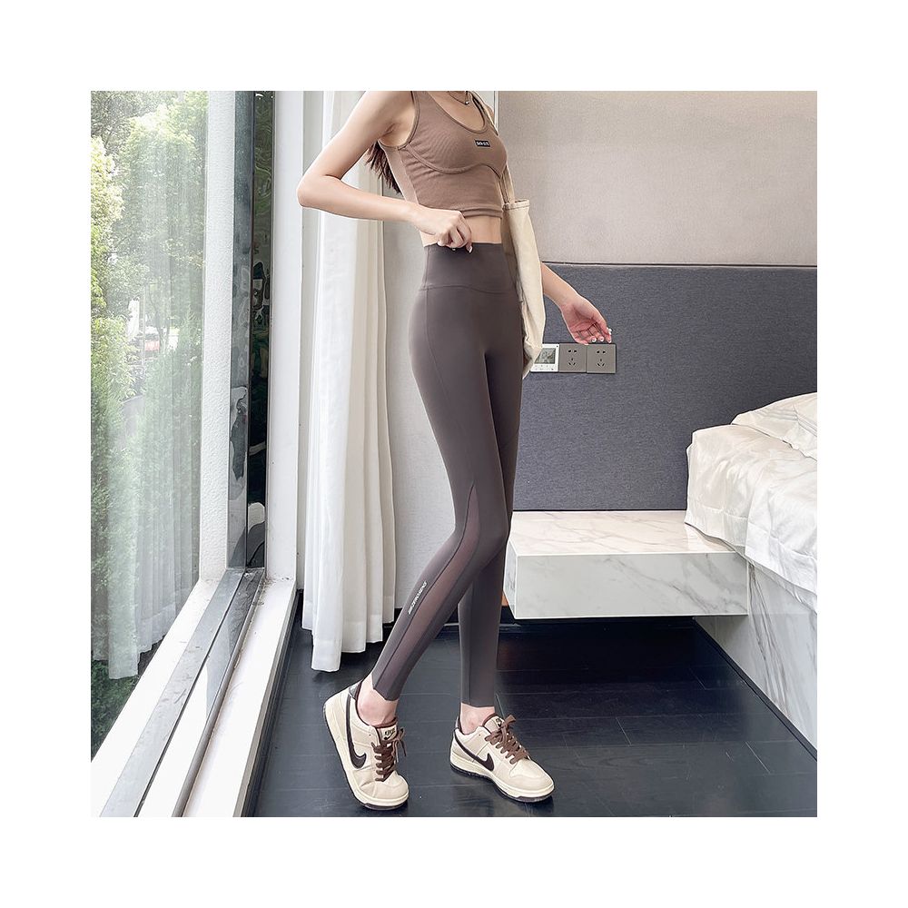 Shark pants  summer thin women s outerwear pocket mesh abdominal tightening and hip lifting yoga new comparison cycling inner pants