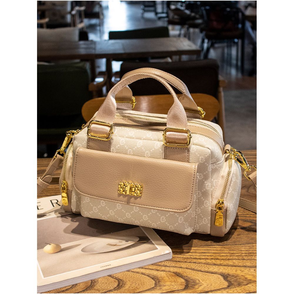 Boston brand women s bags 2025 new genuine leather handbag pillow bag fashionable shoulder bag simple crossbody bag image 2