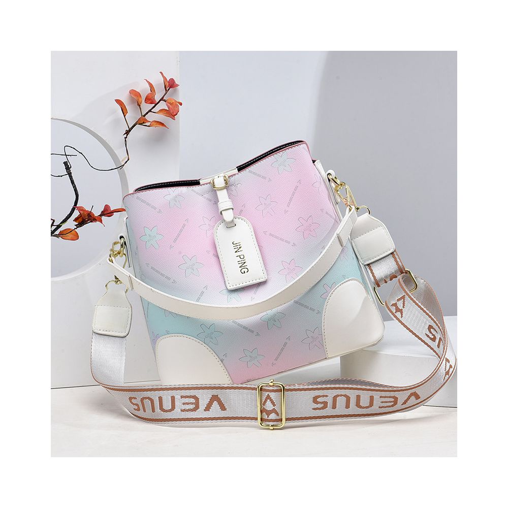 Women s Bucket Bag 2025 New Style Large Capacity Commuter Crossbody Bag Fashionable Lightweight High End Handbag Shoulder Bag