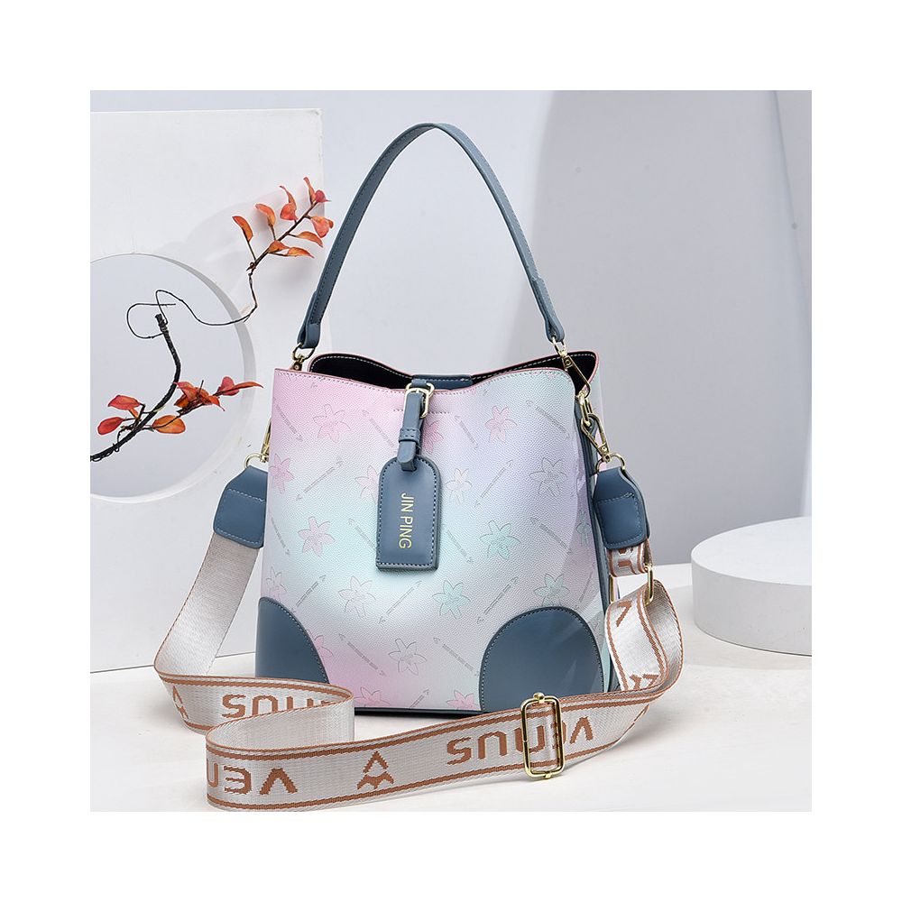 Women s Bucket Bag 2025 New Style Large Capacity Commuter Crossbody Bag Fashionable Lightweight High End Handbag Shoulder Bag