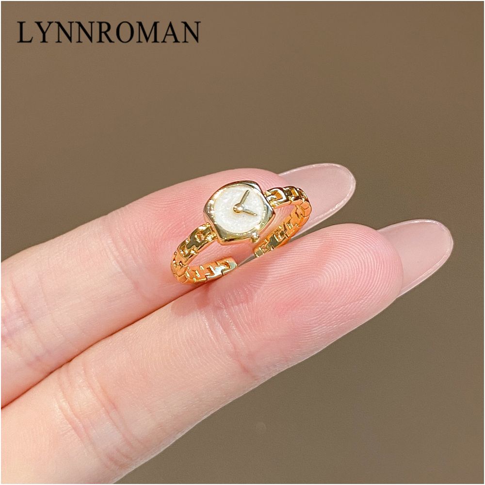 LYNNROMAN niche high end women s ring minimalist and luxurious design adjustable index finger ring