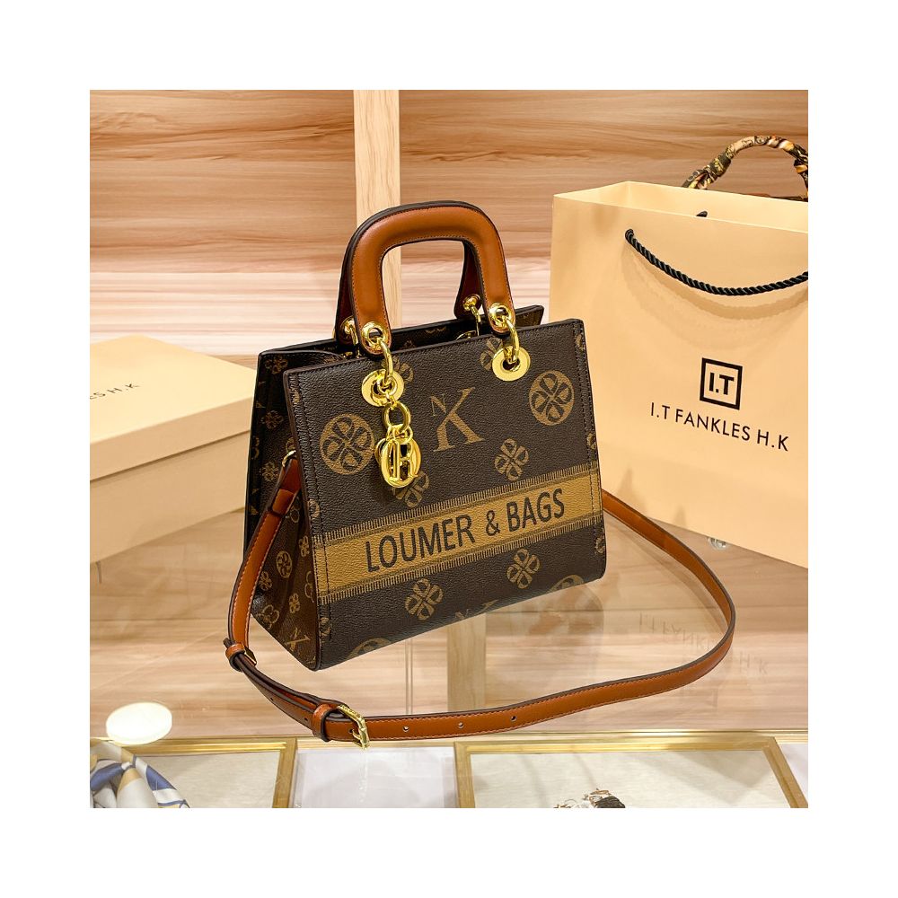 Hong Kong brand genuine leather women s bag 2025 new winter casual versatile one shoulder Daifei bag versatile diagonal cross bag handbag image 2