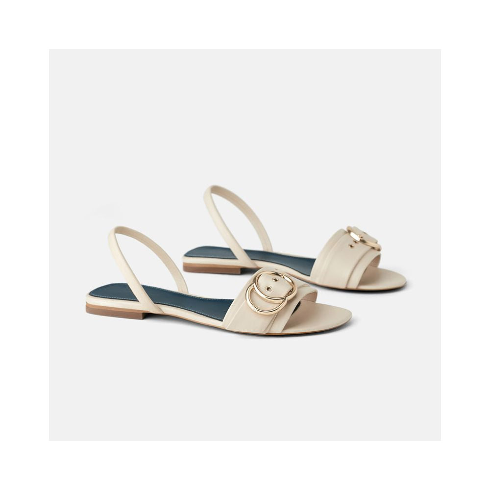Cut size clearance 2026 spring summer versatile casual flat shoes fairy style Roman sandals Bohemian style image 0