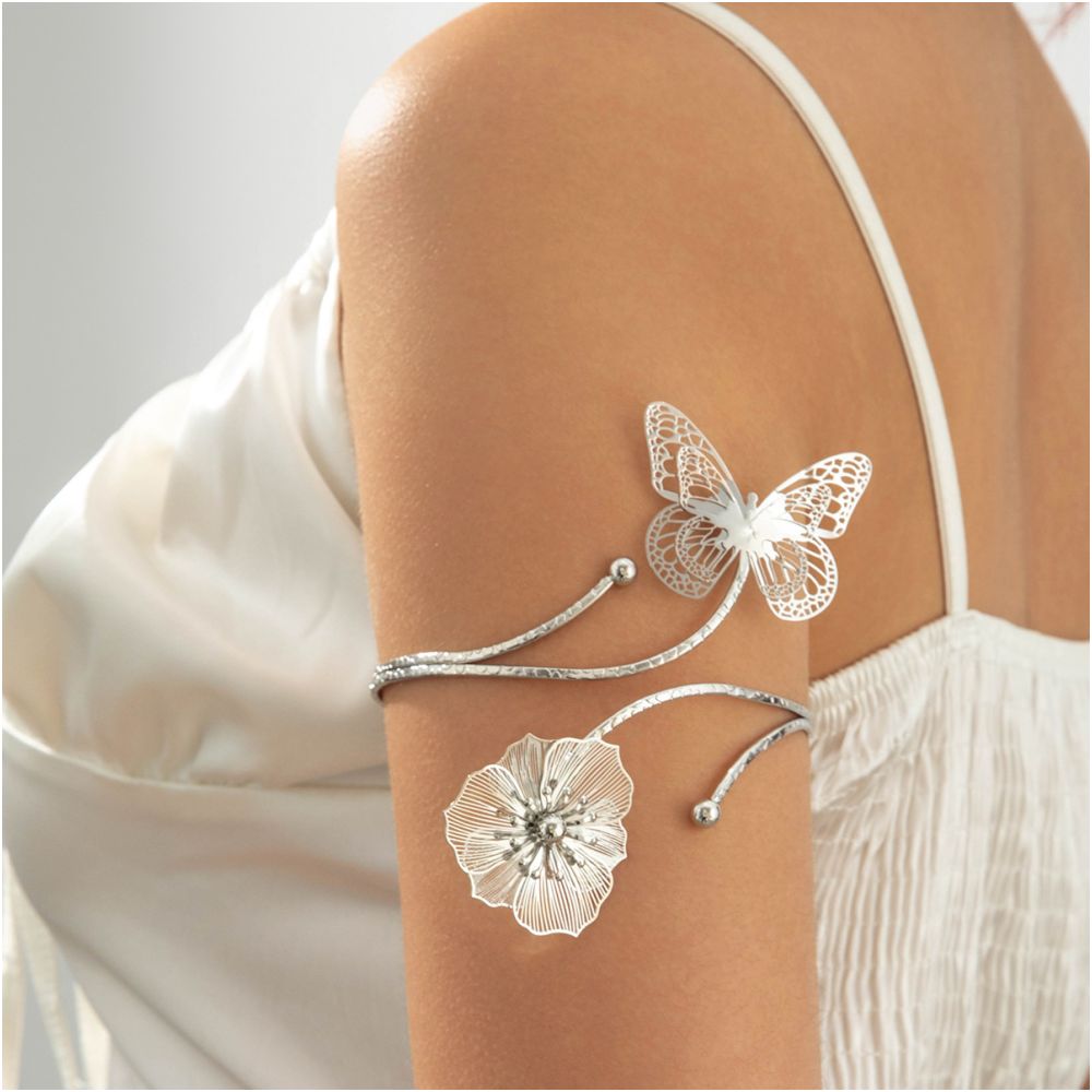 European and American style cross border jewelry minimalist starfish arm bracelet with a butterfly shaped open design women s bracelet