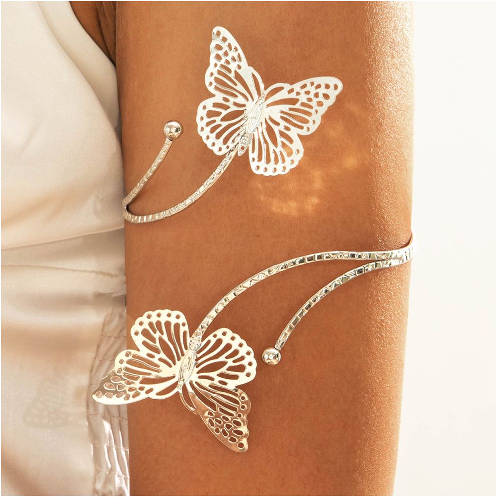 European and American style cross border jewelry minimalist starfish arm bracelet with a butterfly shaped open design women s bracelet