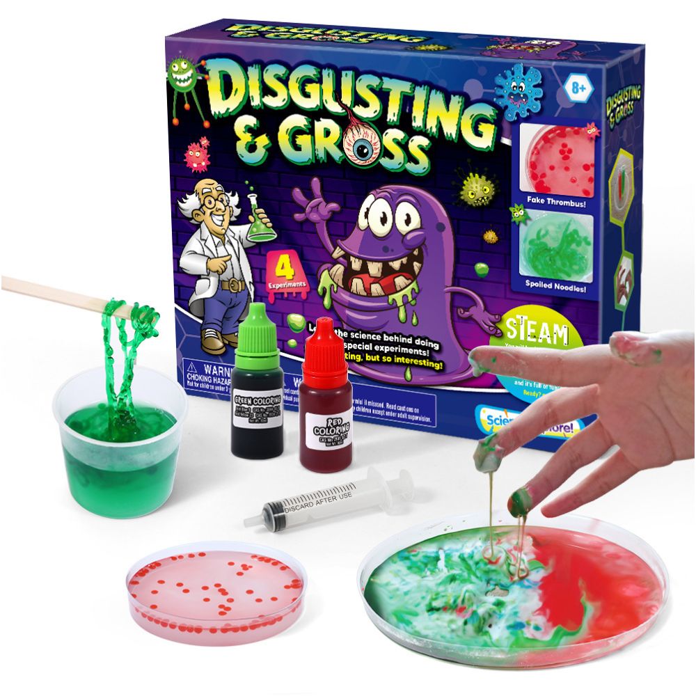 Cross border science experiment kit for students educational craft toys volcanic eruption slime technology making materials