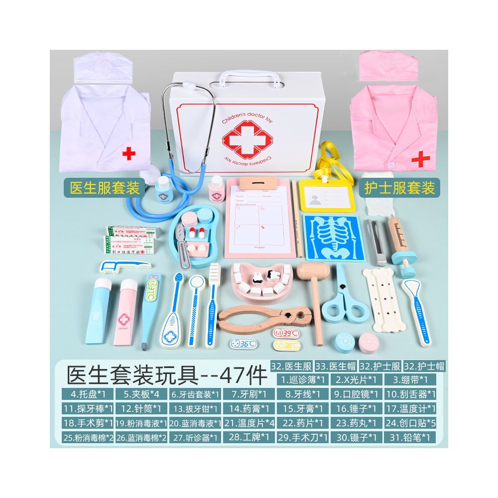 Children s pretend nurse doctor toy set with stethoscope a favorite gift for girls perfect for birthdays and role playing