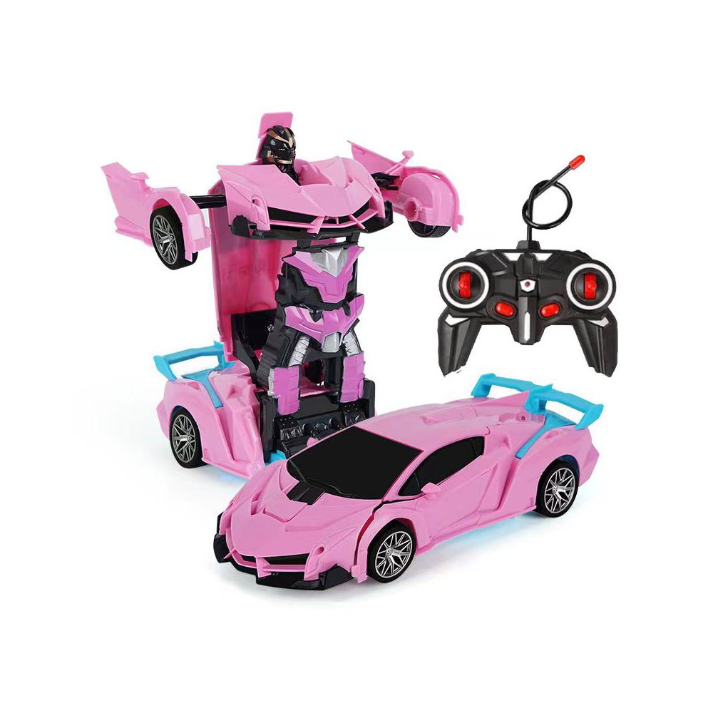 Cross border one click transforming car racing RC wireless remote control car rechargeable electric children s toy sports car model