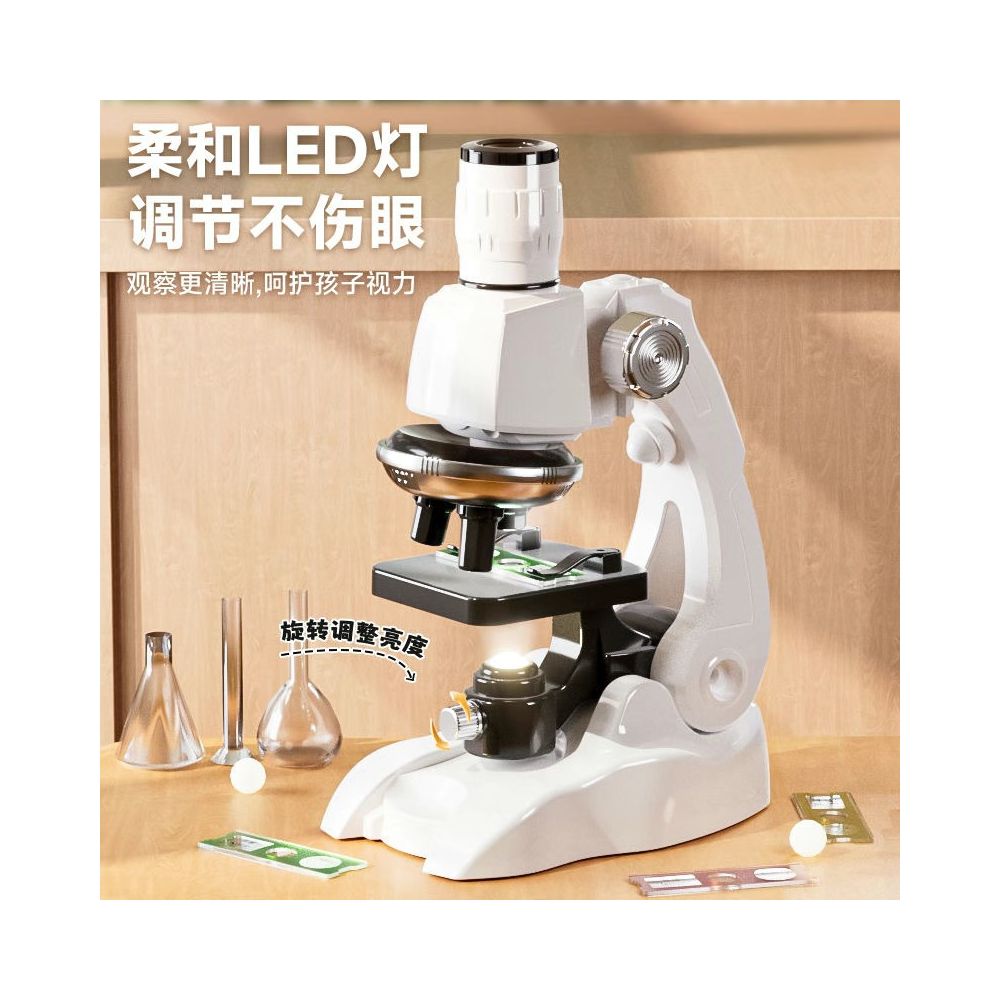 Cross border children s microscope toys science experiment toys for primary and secondary school students portable manufacturers wholesale image 0
