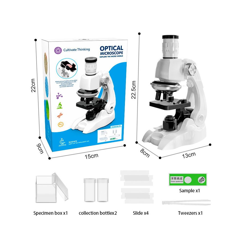 Cross border children s microscope toys science experiment toys for primary and secondary school students portable manufacturers wholesale