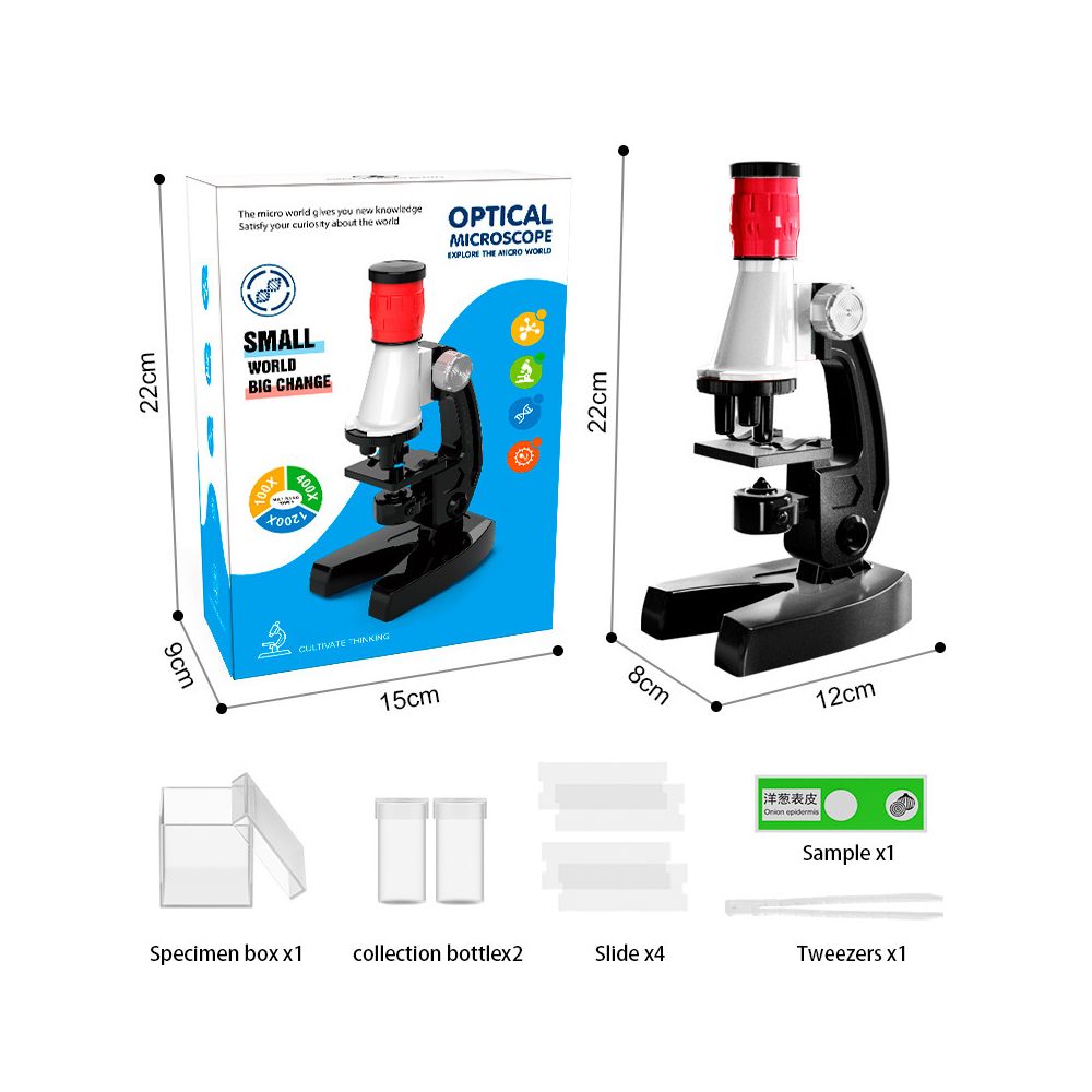 Cross border children s microscope toys science experiment toys for primary and secondary school students portable manufacturers wholesale