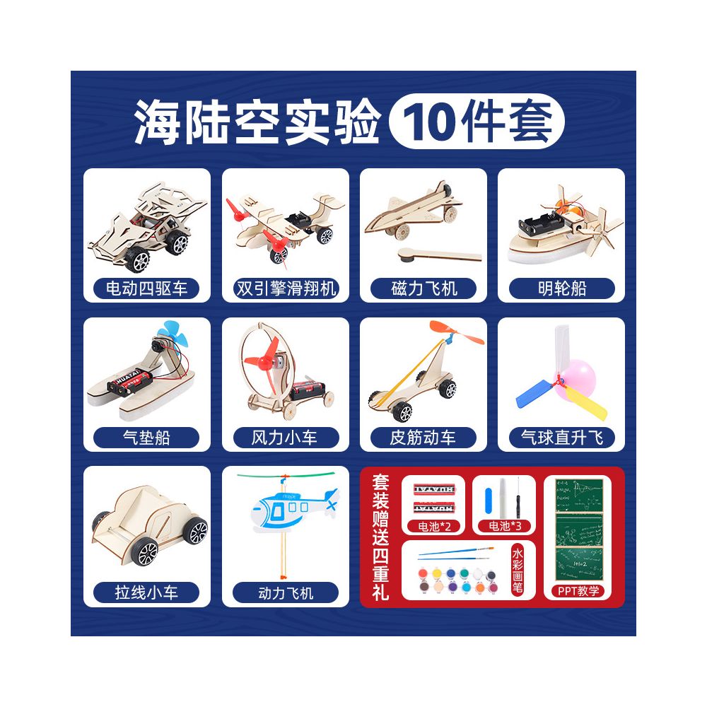 Science Experiment Kit for Children Educational Toys Technology Making and Invention Student DIY Material Kit Cutting Edge Science Education