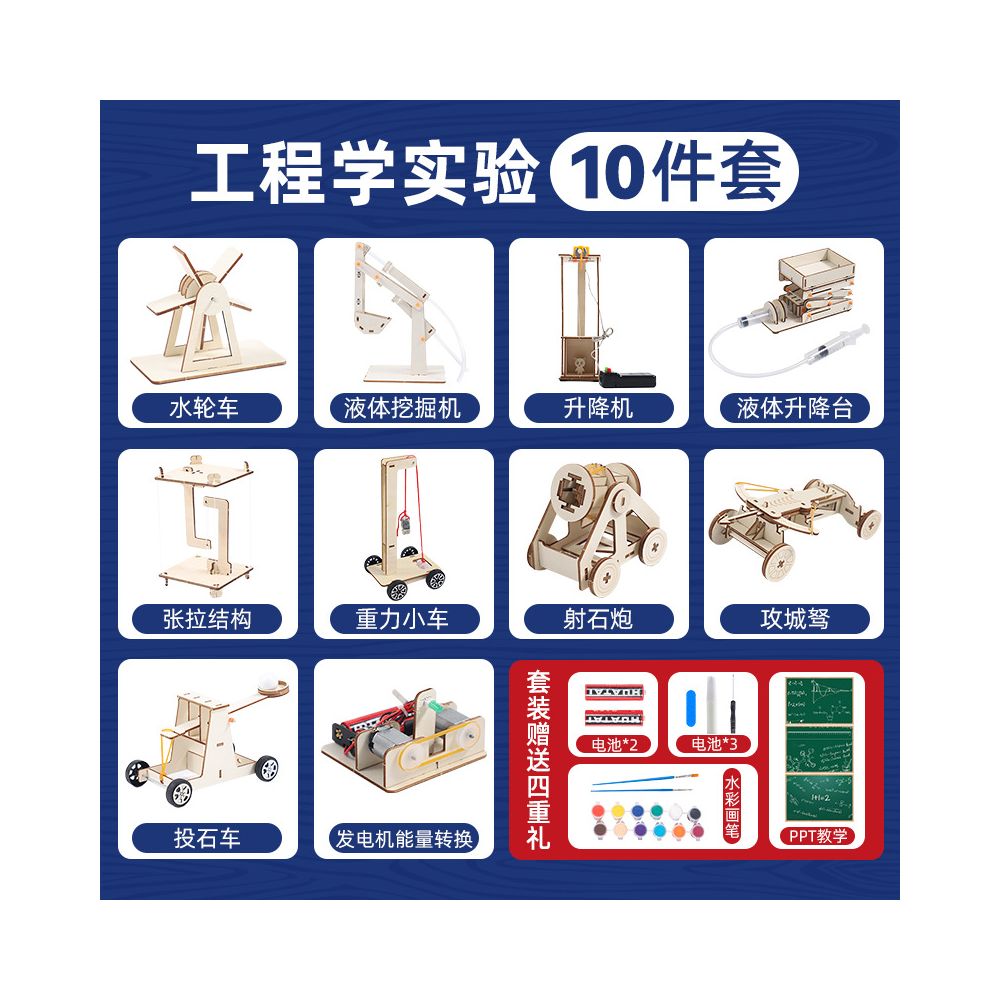 Science Experiment Kit for Children Educational Toys Technology Making and Invention Student DIY Material Kit Cutting Edge Science Education