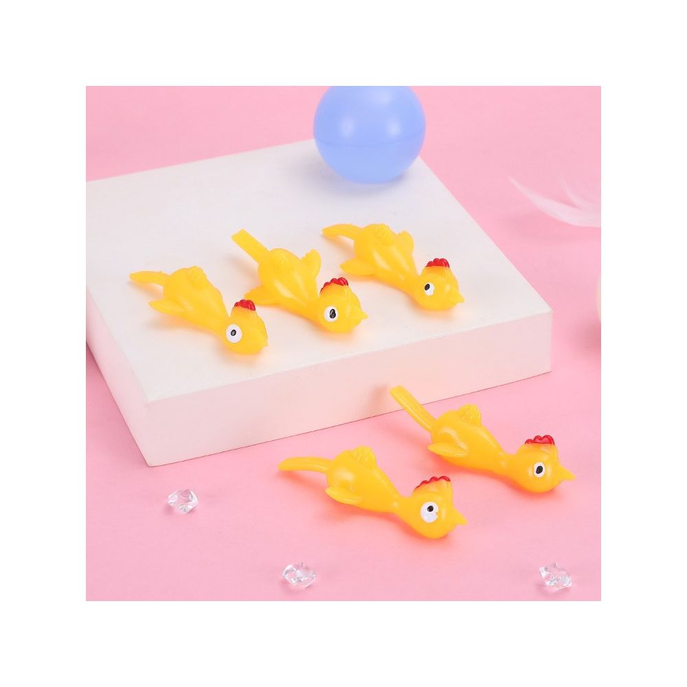 Catapult Turkey Fun Toy Catapult Chicken TPR Launch Chicken Novelty Toy Wholesale Export Supply image 1