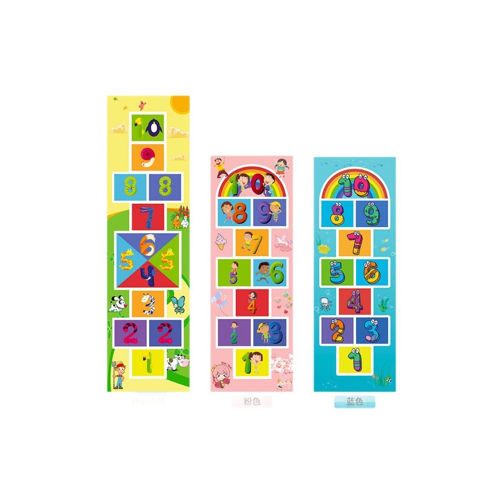 Children s hopscotch sensory integration training equipment kindergarten indoor jumping exercise hopscotch outdoor adventure game image 4