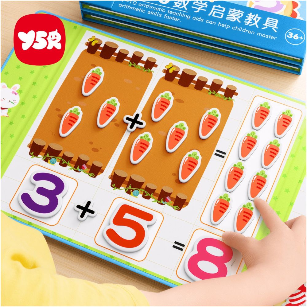 Kindergarten math learning aids for addition and subtraction number decomposition toys and a math learning puzzle for first graders image 0