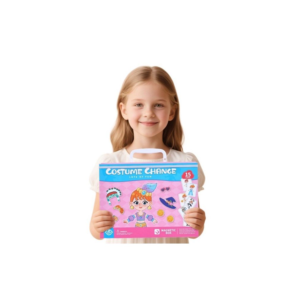 Cross border Princess Magnetic Dress up Game with Multiple Play Methods Handmade Puzzle Toy Box a Holiday Gift for Children Aged 3 6 image 4