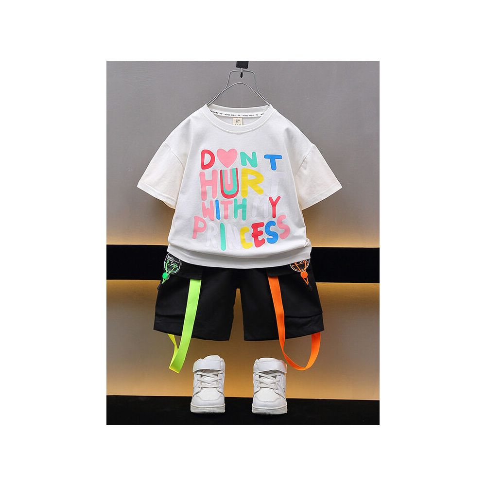 Children s clothing boys short sleeved t shirt summer outfit children s clothing baby half sleeved t shirt top summer shorts boys image 4