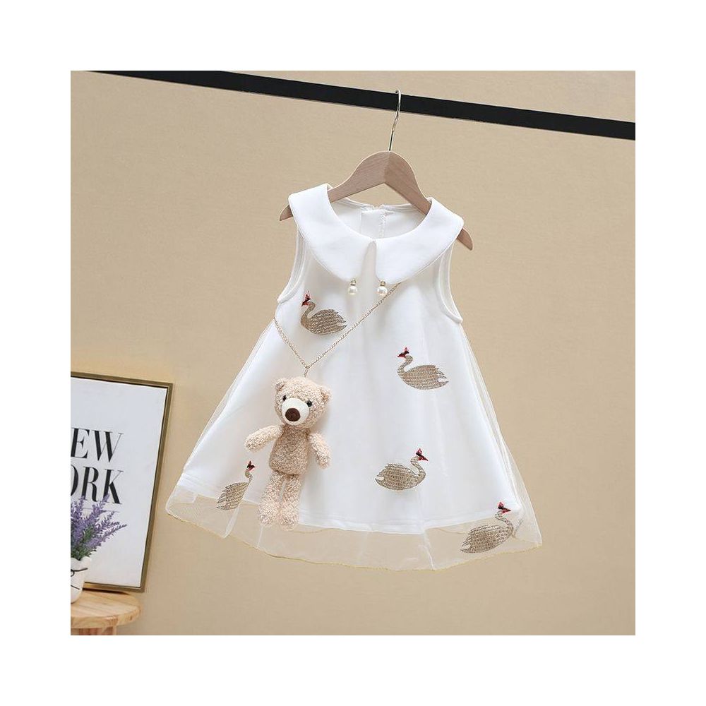 New Girl Princess Dress Sleeveless Children s Dance Dress Summer Dress Western Style Mesh Dress Children s Baby Dress Dress Dress