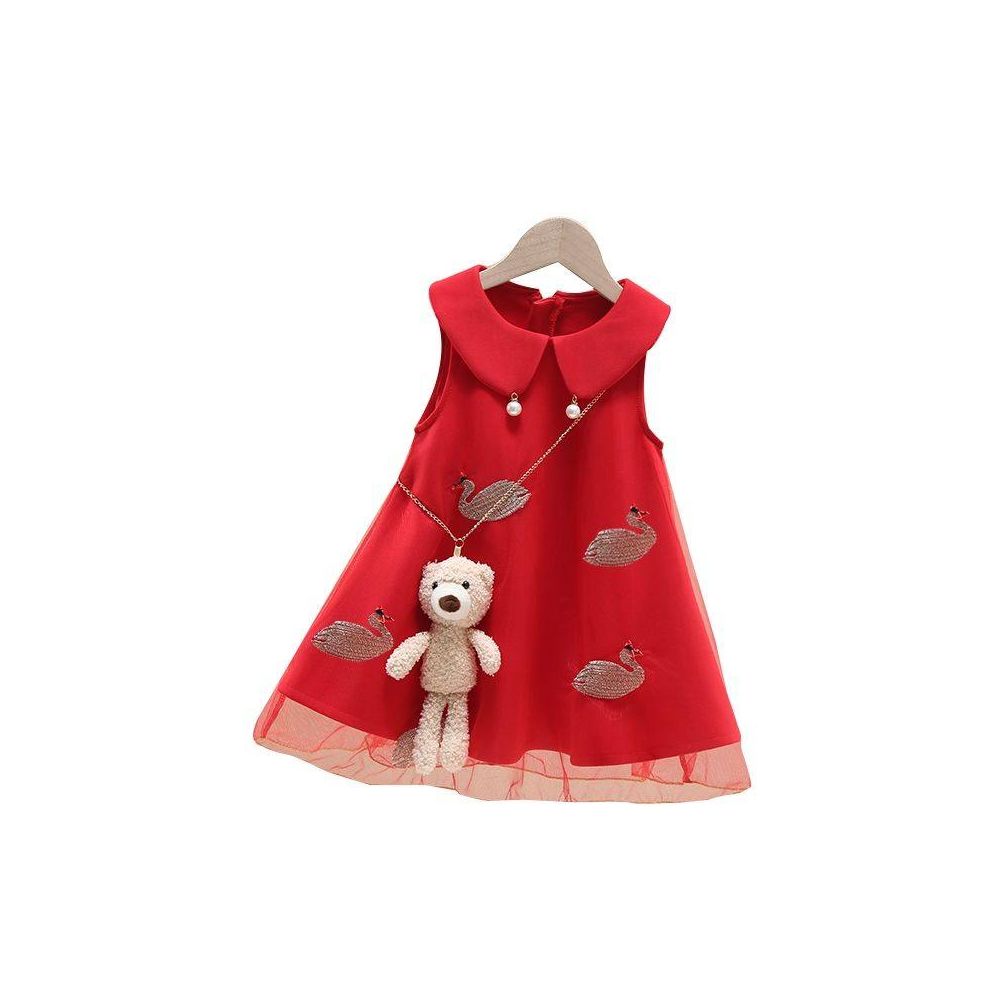 New Girl Princess Dress Sleeveless Children s Dance Dress Summer Dress Western Style Mesh Dress Children s Baby Dress Dress Dress image 4