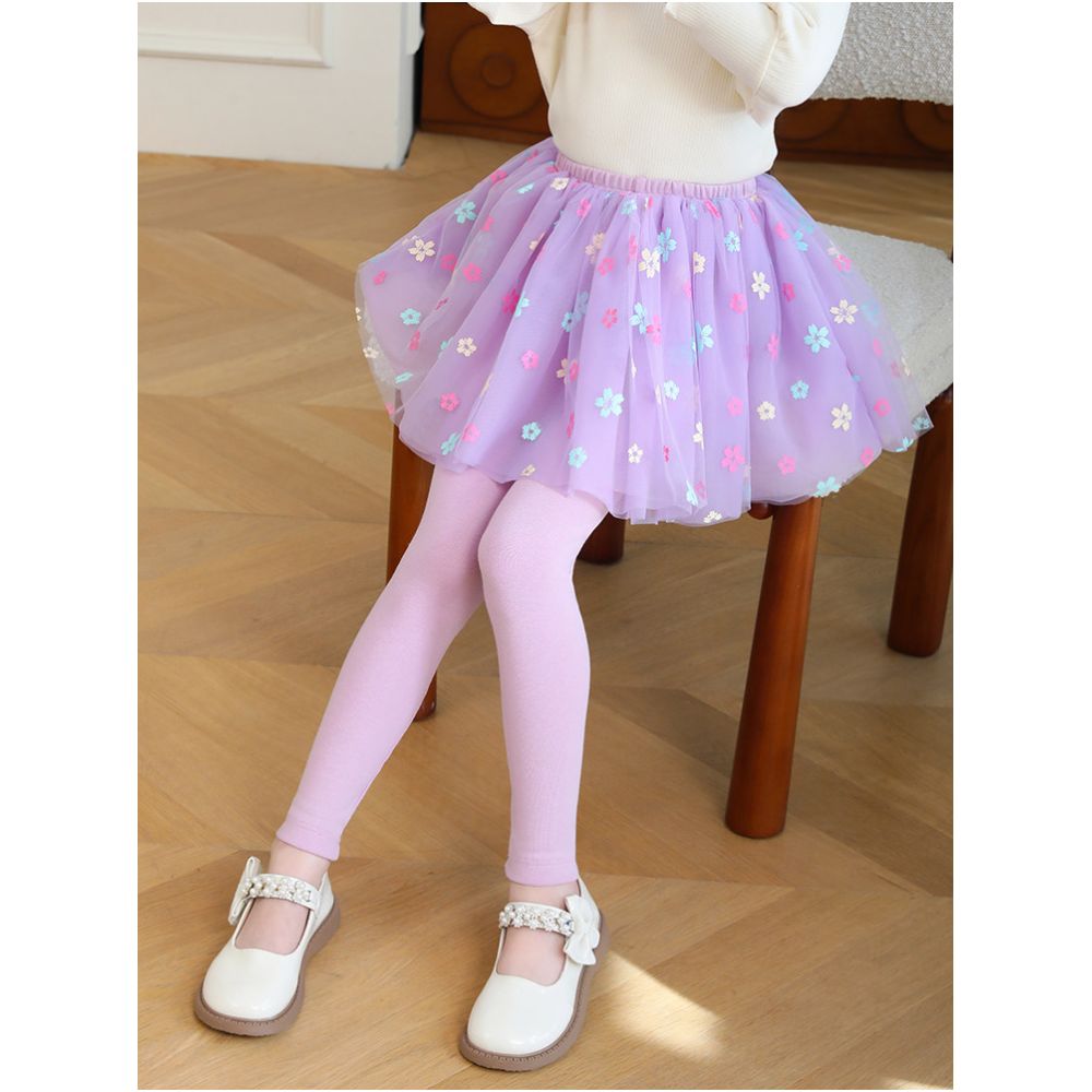 Girls fake two piece one piece skirt and pants for spring and autumn 2025 new children s winter clothing with fleece base skirt and pants for wearing thin fleece on the outside image 0