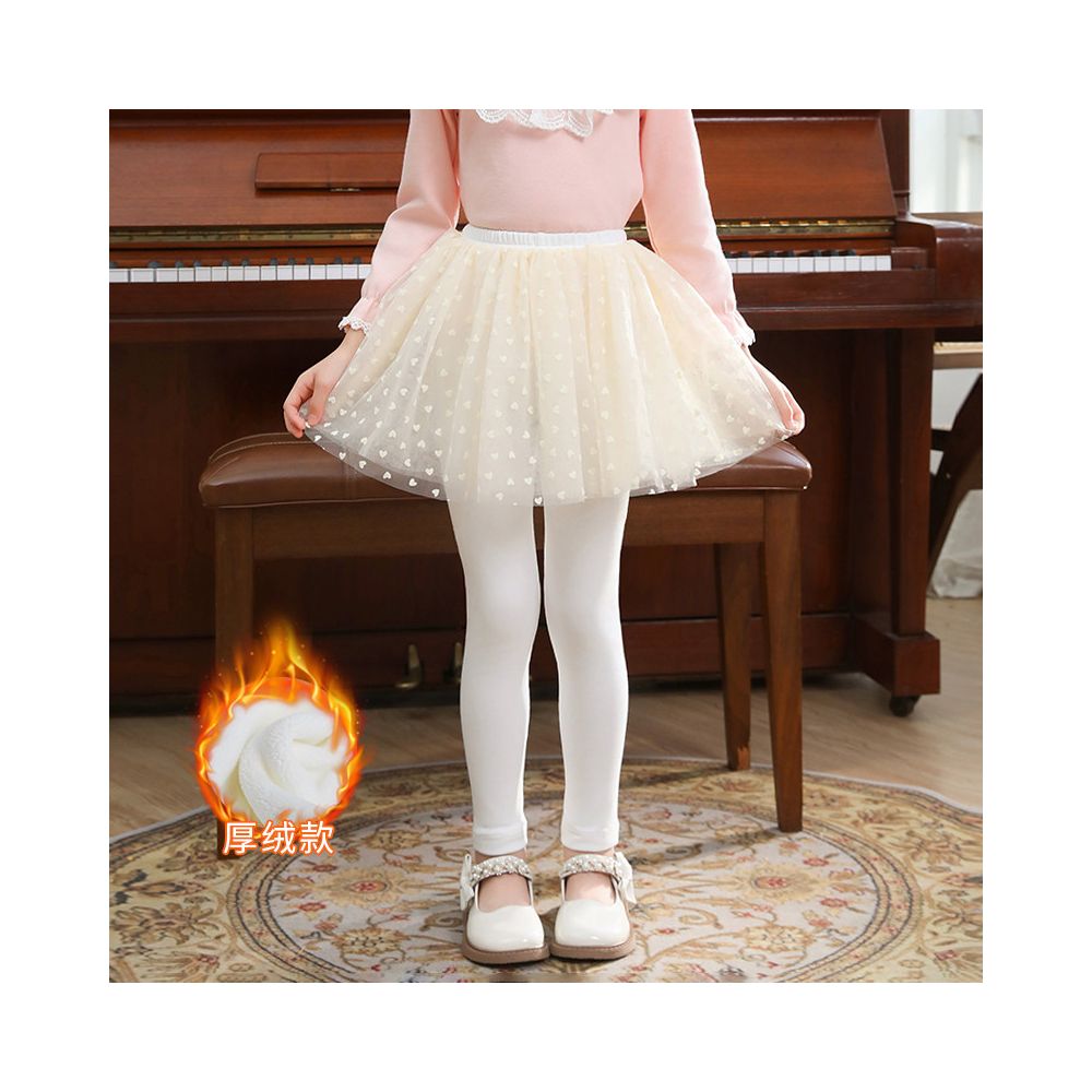Girls fake two piece one piece skirt and pants for spring and autumn 2025 new children s winter clothing with fleece base skirt and pants for wearing thin fleece on the outside