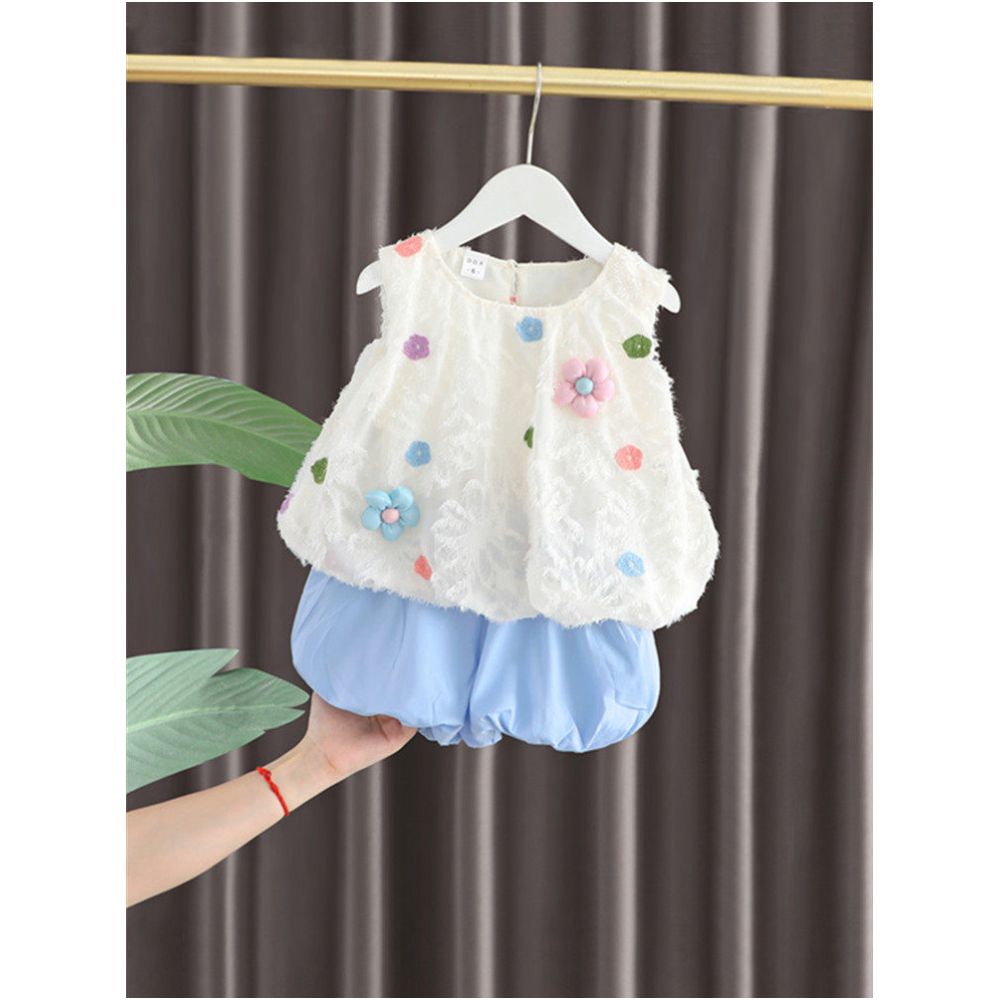 Girls summer set 2025 new children s clothing fashionable and stylish clothes for baby girls shorts internet famous summer clothes image 0
