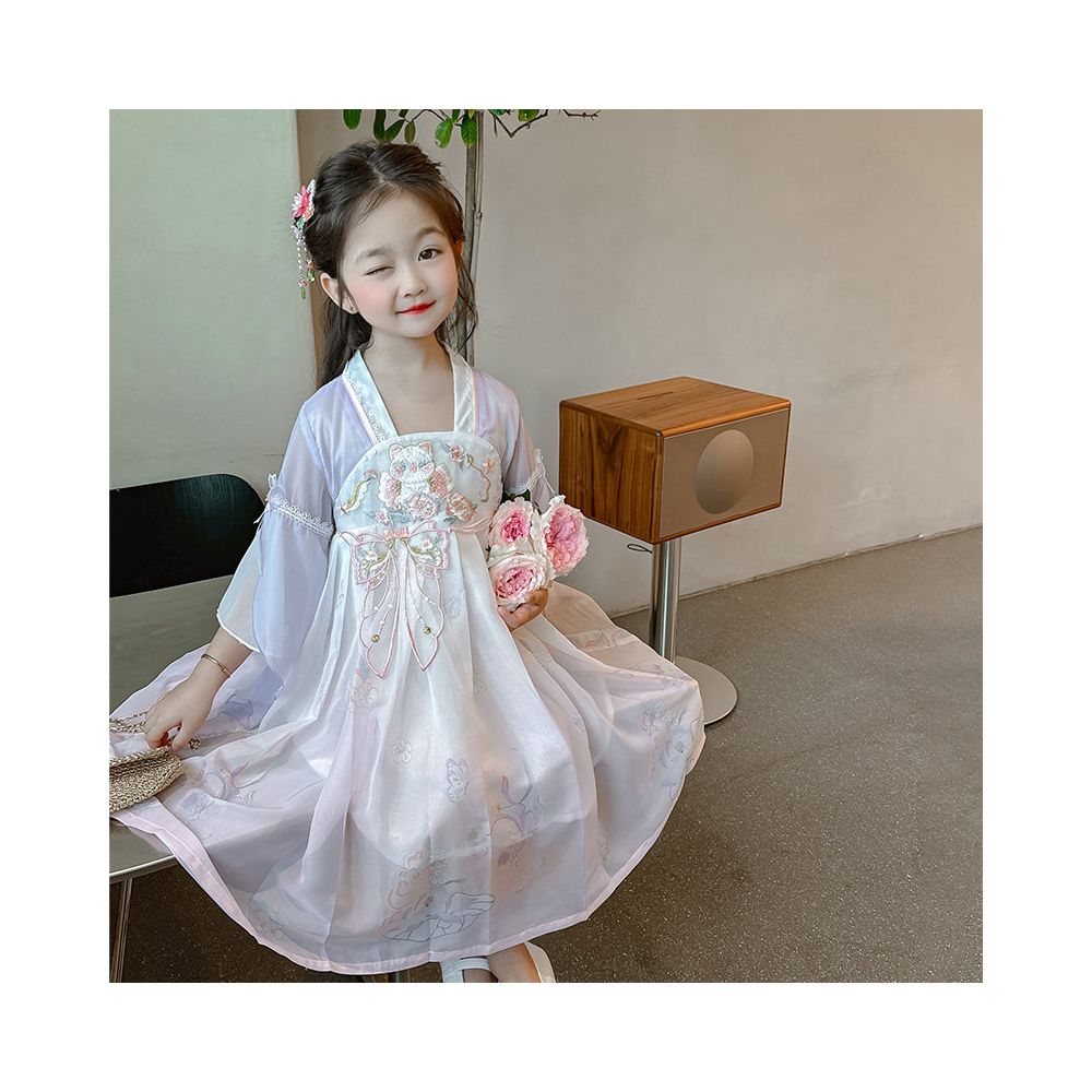 Clearance girls dress summer dress 2025 new style fluffy cake princess dress baby stylish children s dress dress dress