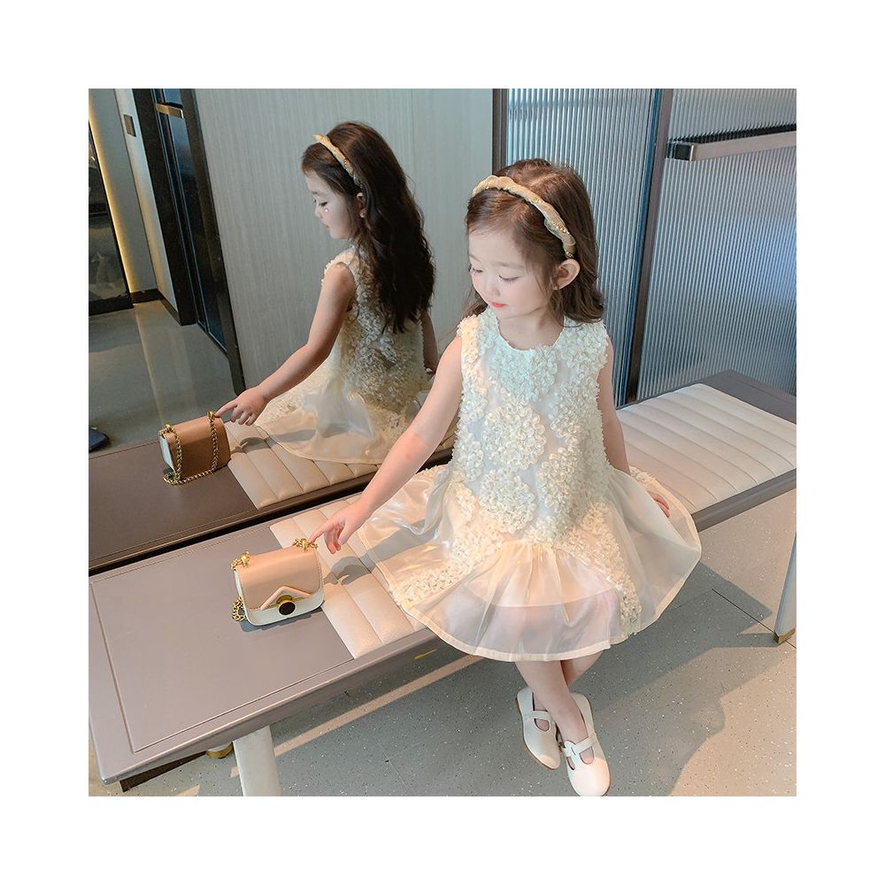 Clearance girls dress summer dress 2025 new style fluffy cake princess dress baby stylish children s dress dress dress