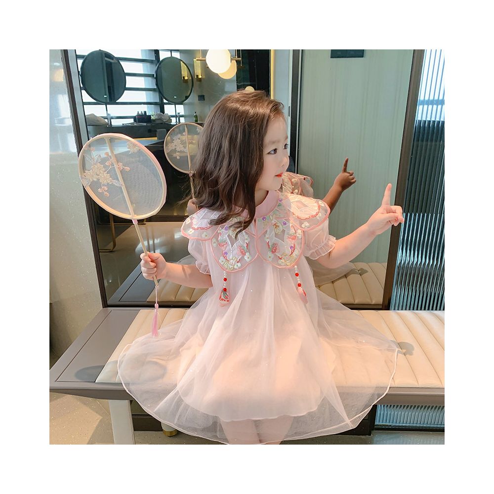 Clearance girls dress summer dress 2025 new style fluffy cake princess dress baby stylish children s dress dress dress