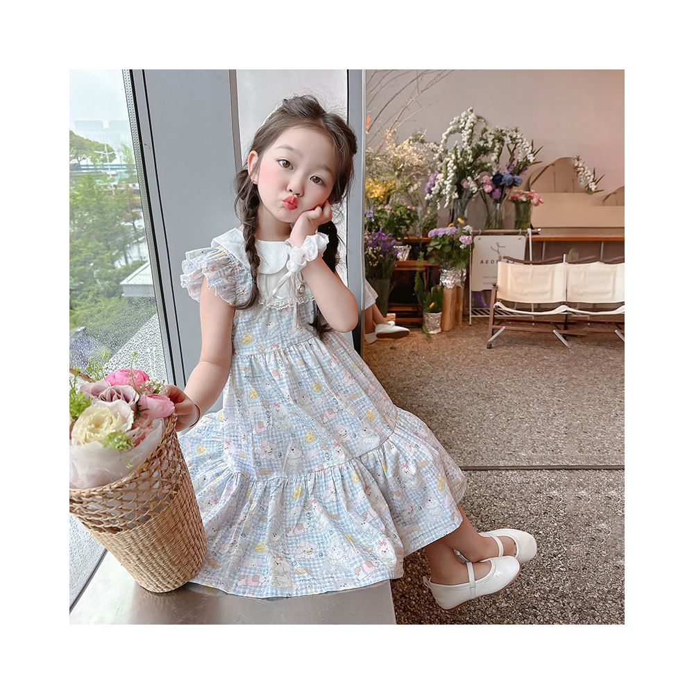Clearance girls dress summer dress 2025 new style fluffy cake princess dress baby stylish children s dress dress dress
