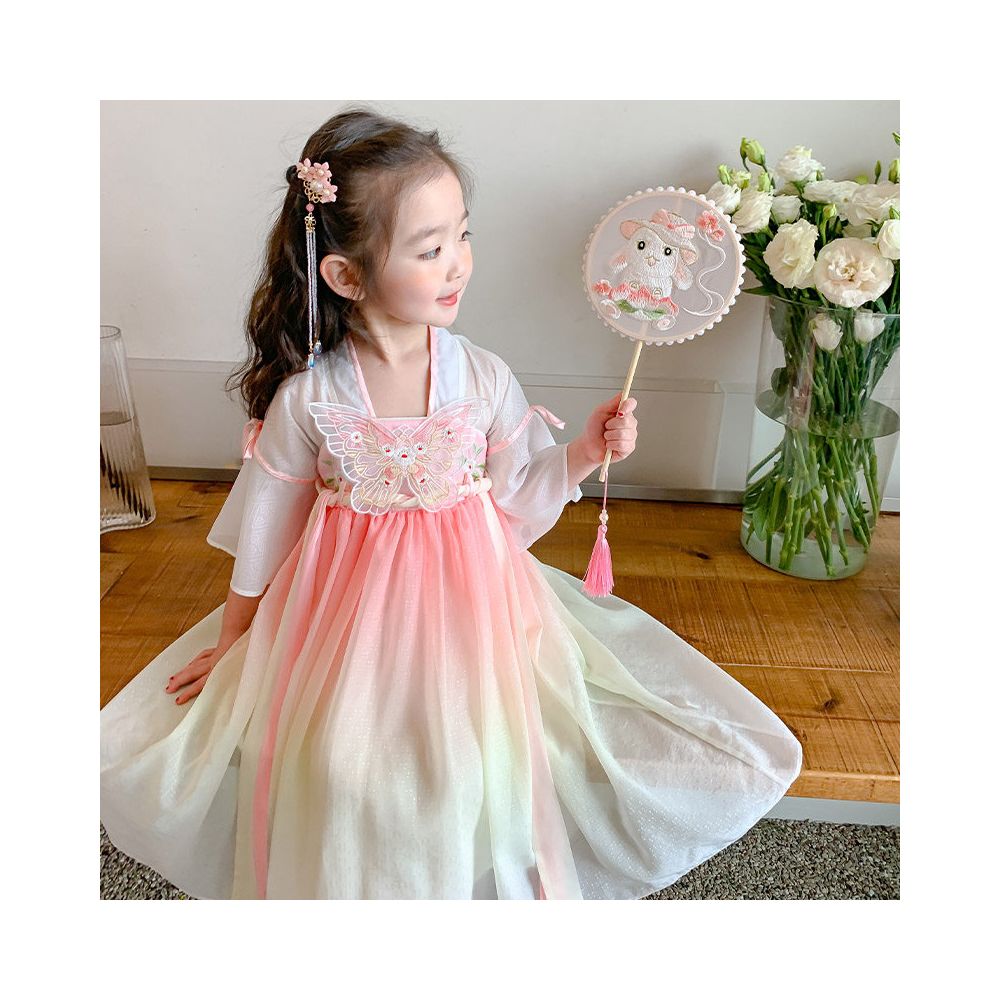 Clearance girls dress summer dress 2025 new style fluffy cake princess dress baby stylish children s dress dress dress