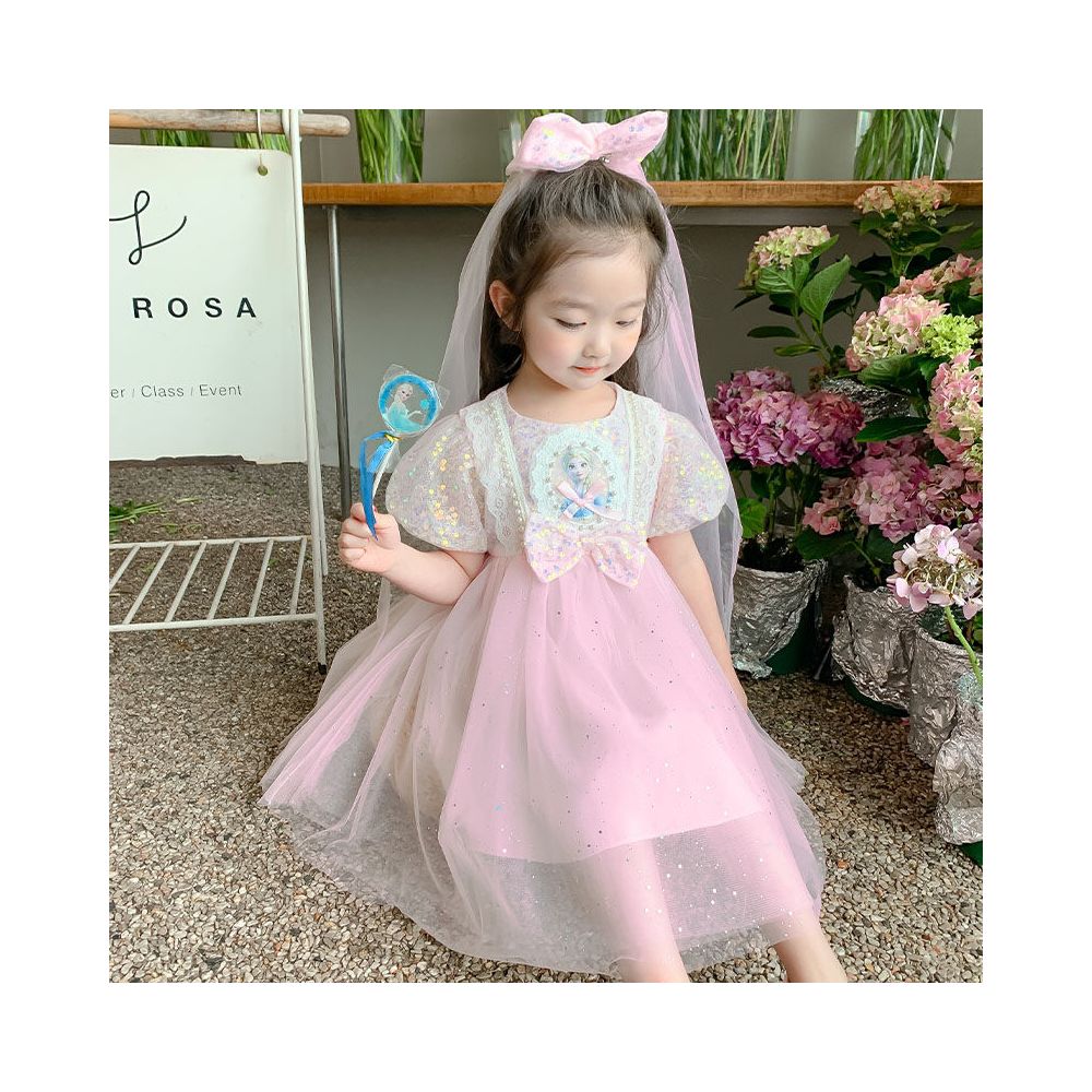 Clearance girls dress summer dress 2025 new style fluffy cake princess dress baby stylish children s dress dress dress