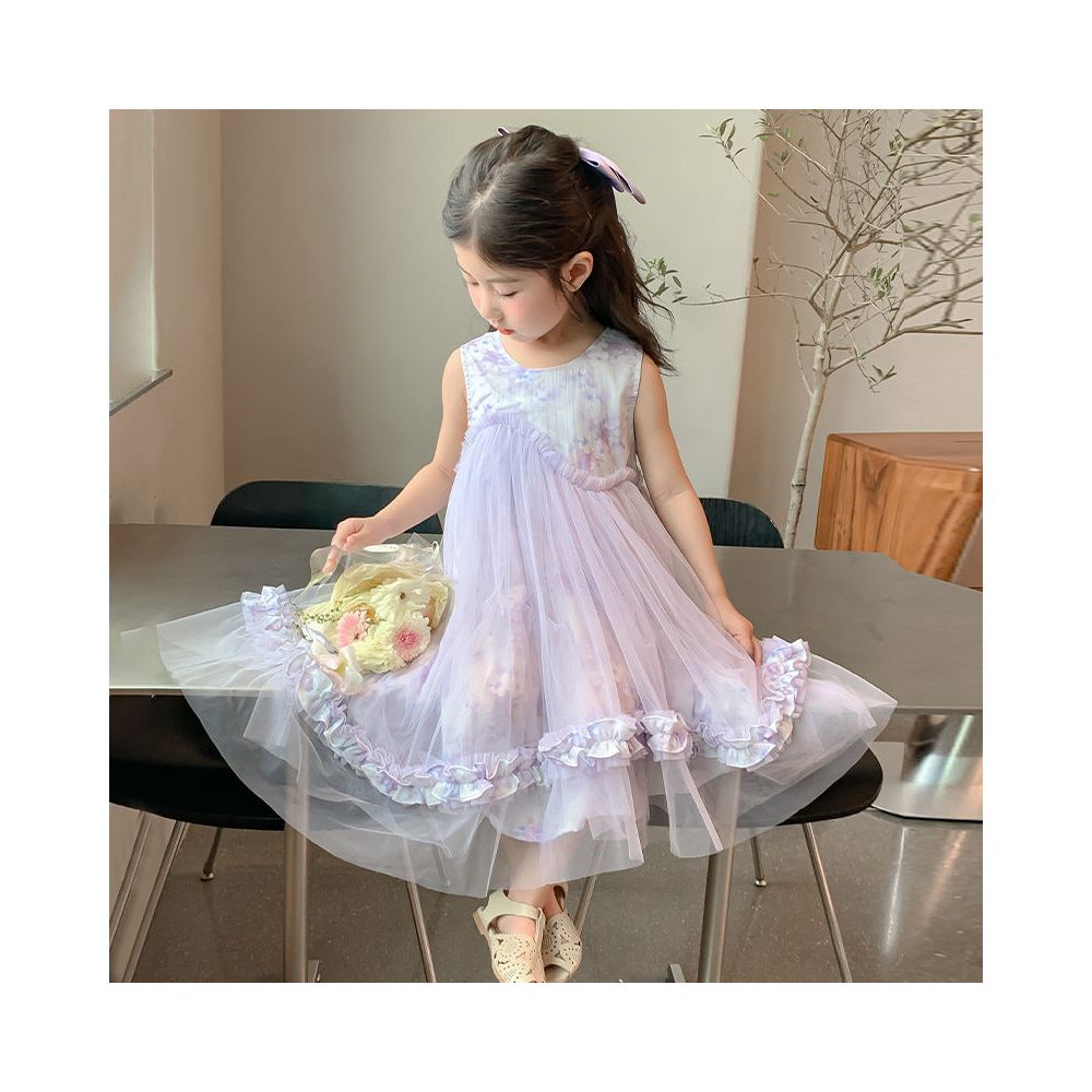 Clearance girls dress summer dress 2025 new style fluffy cake princess dress baby stylish children s dress dress dress