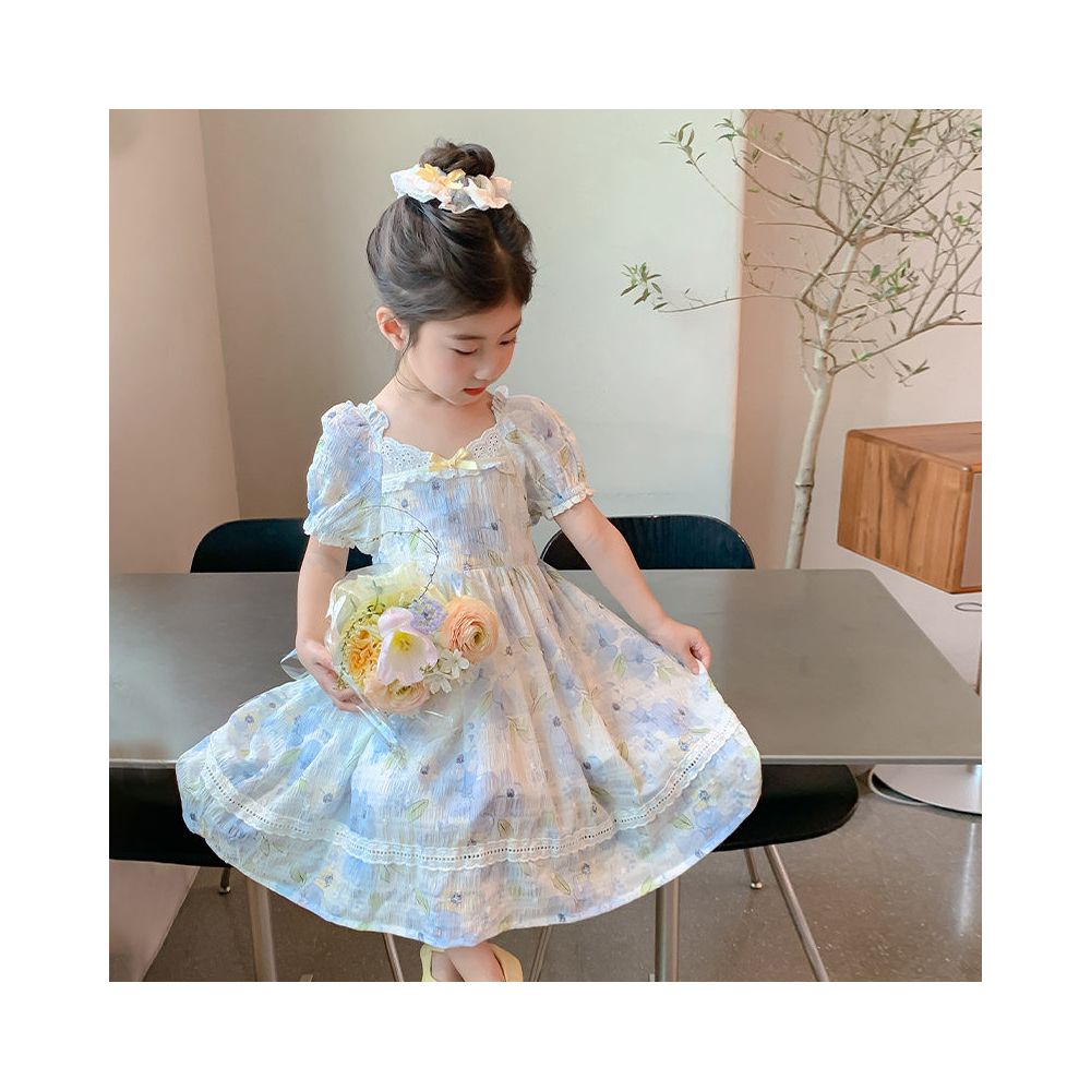 Clearance girls dress summer dress 2025 new style fluffy cake princess dress baby stylish children s dress dress dress