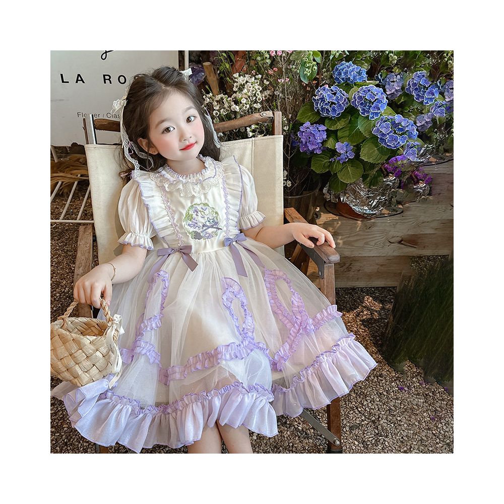 Clearance girls dress summer dress 2025 new style fluffy cake princess dress baby stylish children s dress dress dress