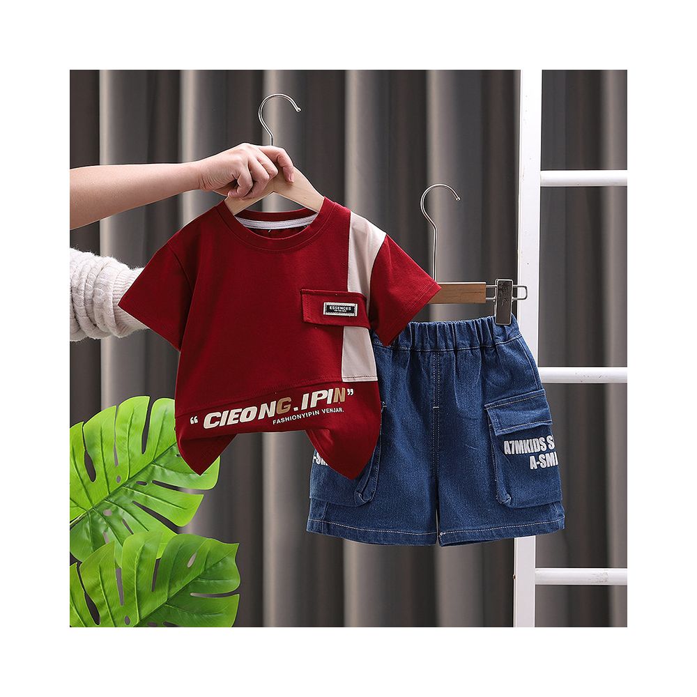 Boys Summer Dress Set 2025 New Style 1 2 3 Year Old Baby s Stylish Summer Clothes Boys Children s Short Sleeves