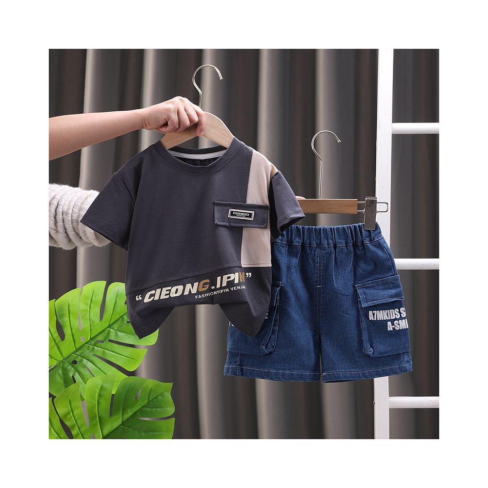 Boys Summer Dress Set 2025 New Style 1 2 3 Year Old Baby s Stylish Summer Clothes Boys Children s Short Sleeves