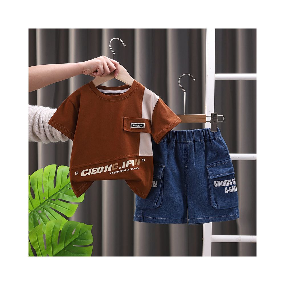 Boys Summer Dress Set 2025 New Style 1 2 3 Year Old Baby s Stylish Summer Clothes Boys Children s Short Sleeves