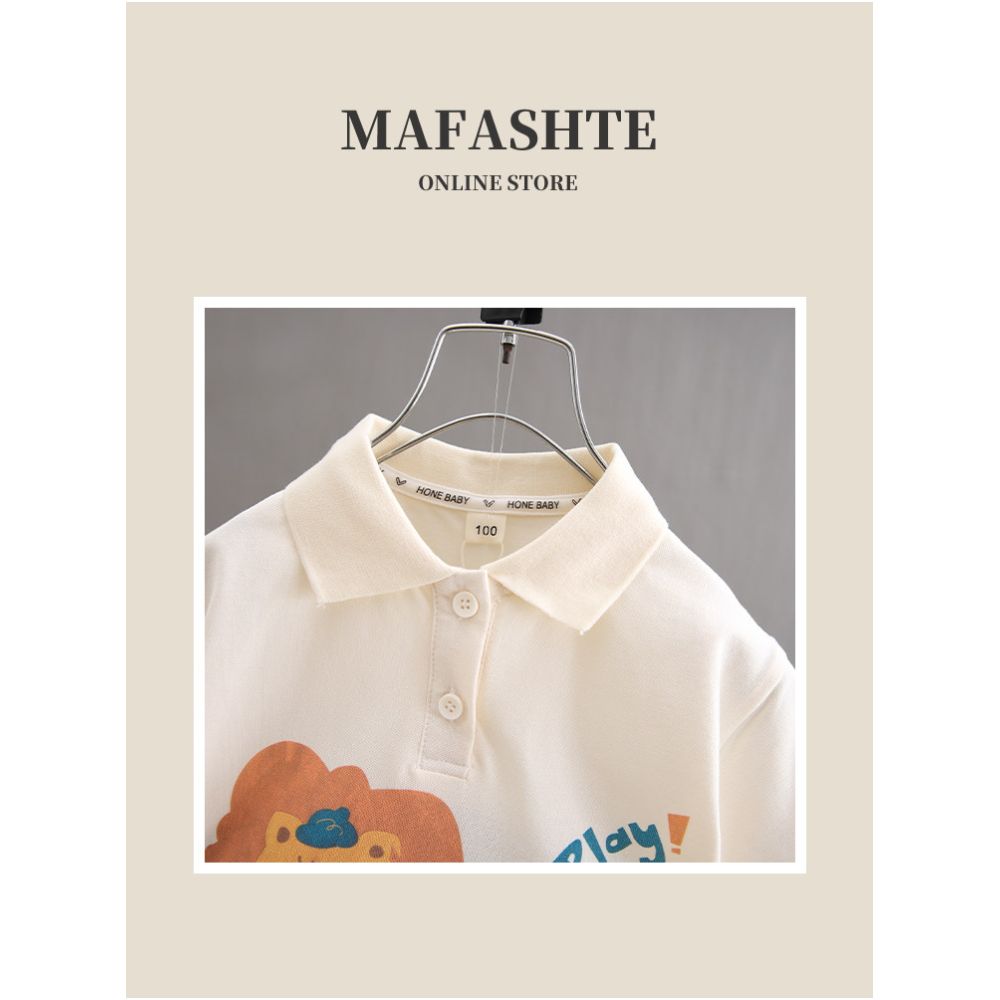 Boys Summer Dress Set 2025 New Style Children s Stylish Short Sleeve Two Piece Set Baby Clothes POLO Set Trendy image 2