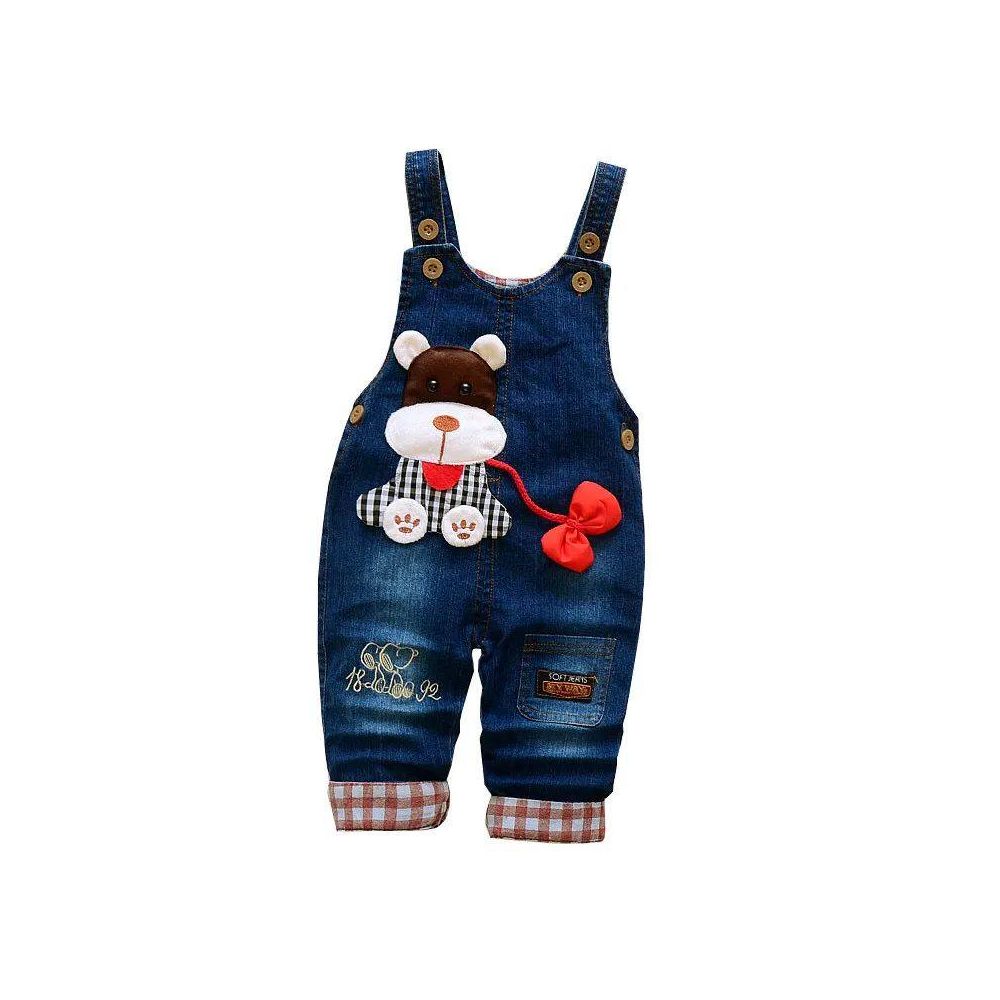 Ienens macac o longo de denim para crian as roupas de roupa image 0