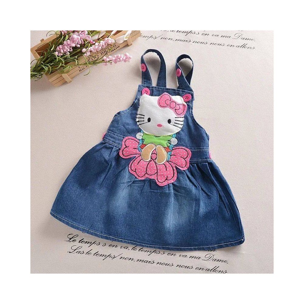 Ienens macac o longo de denim para crian as roupas de roupa