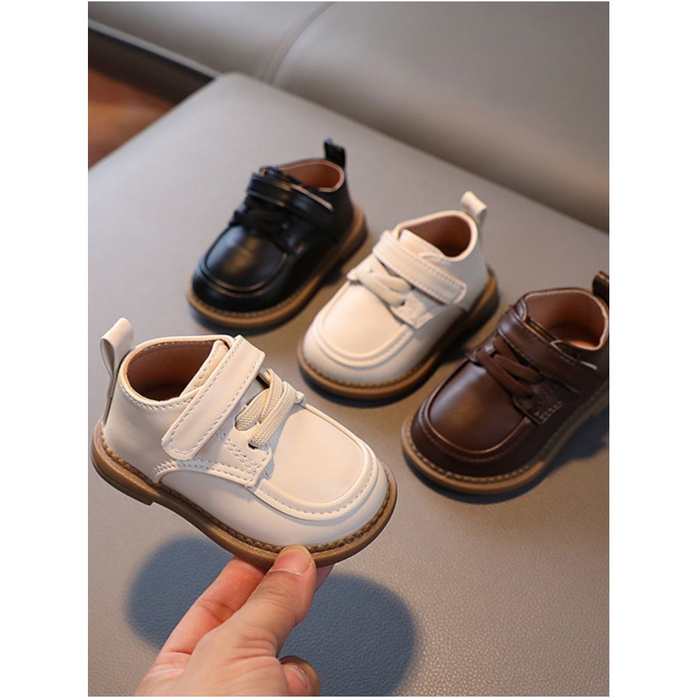 Baby walking shoes with soft soles baby British style leather shoes for 1 3 years old 2 years old spring for boys and girls children s shoes for boys image 0