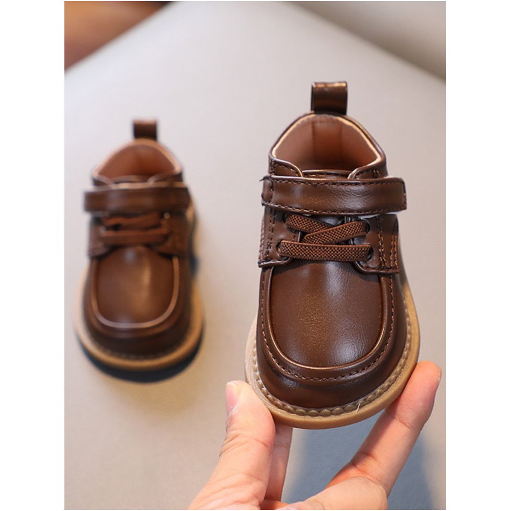 Baby walking shoes with soft soles baby British style leather shoes for 1 3 years old 2 years old spring for boys and girls children s shoes for boys image 2